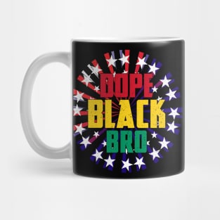 Dope Black Dad Mom Bro Black History Month Mug